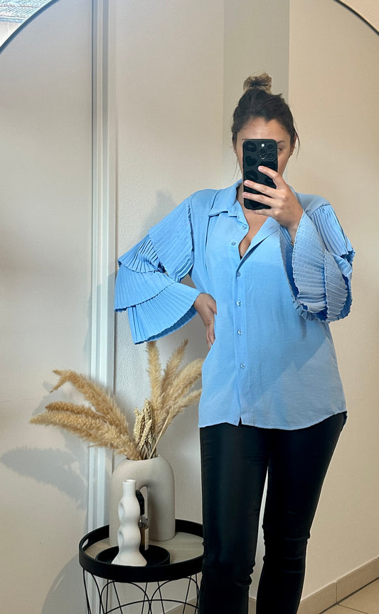 Chemise Elif bleu