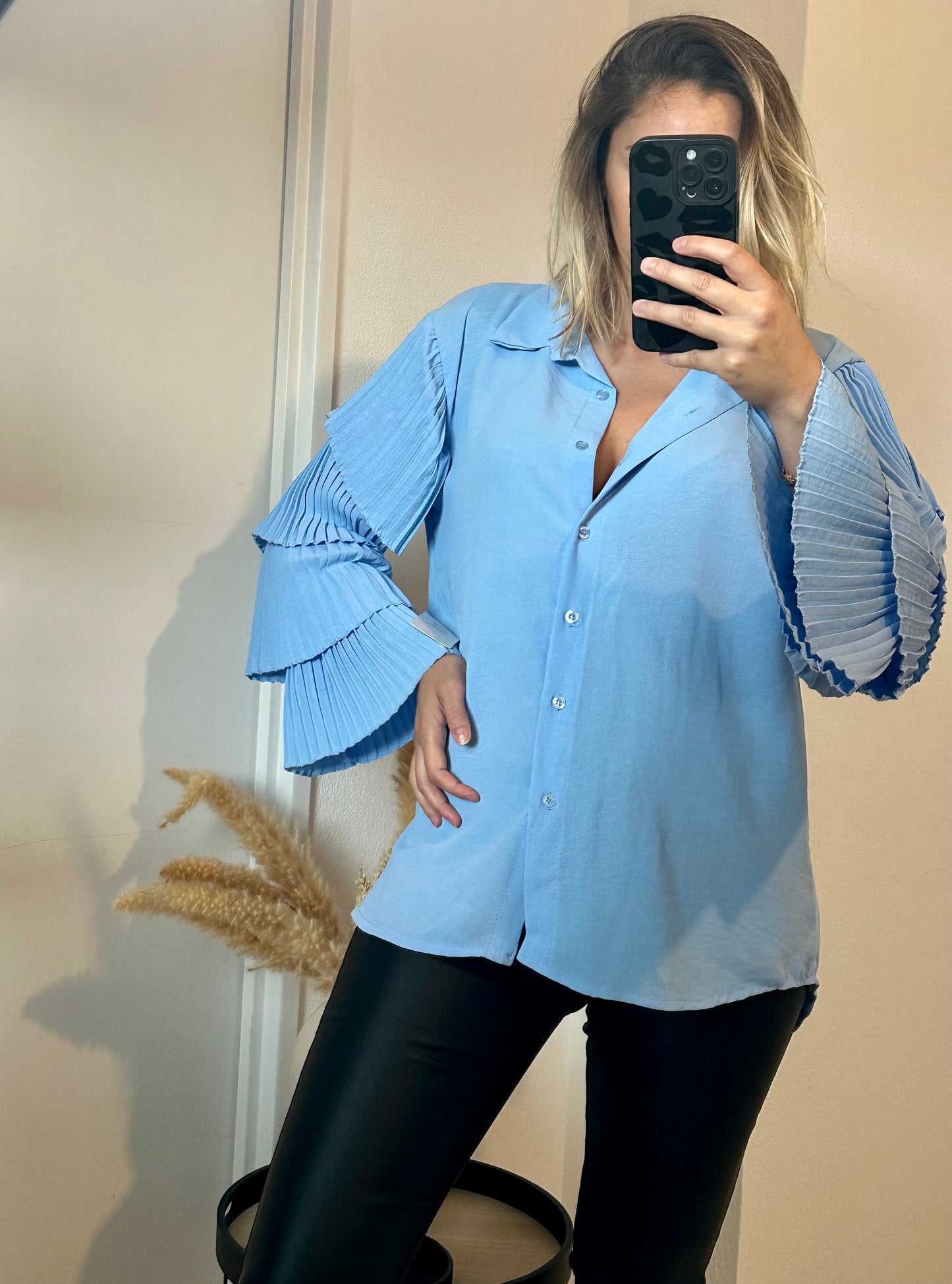 Chemise Elif bleu